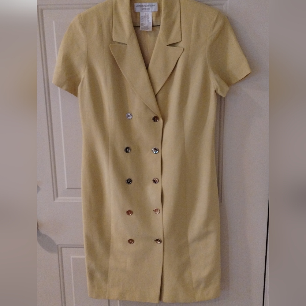 Double breasted coat style dress